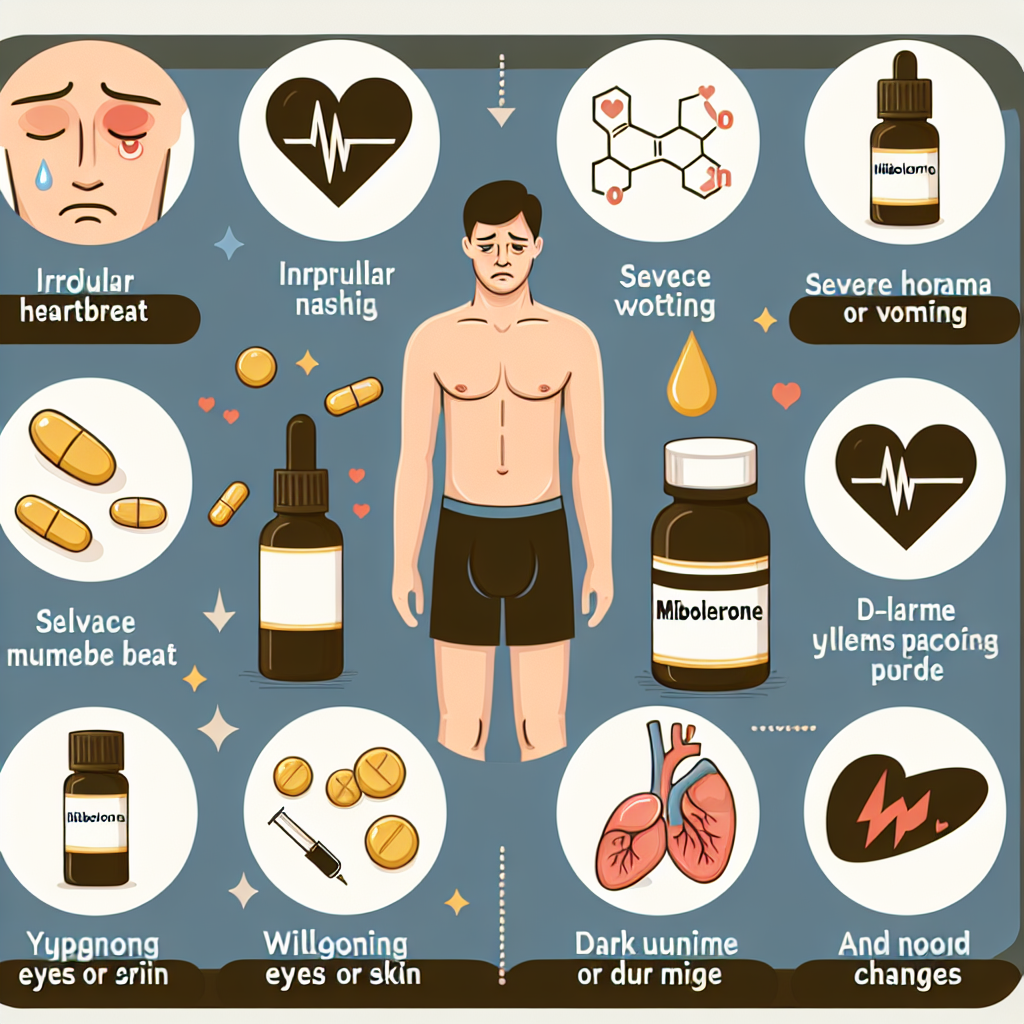 Qué señales indican que debes pausar el uso de Mibolerone