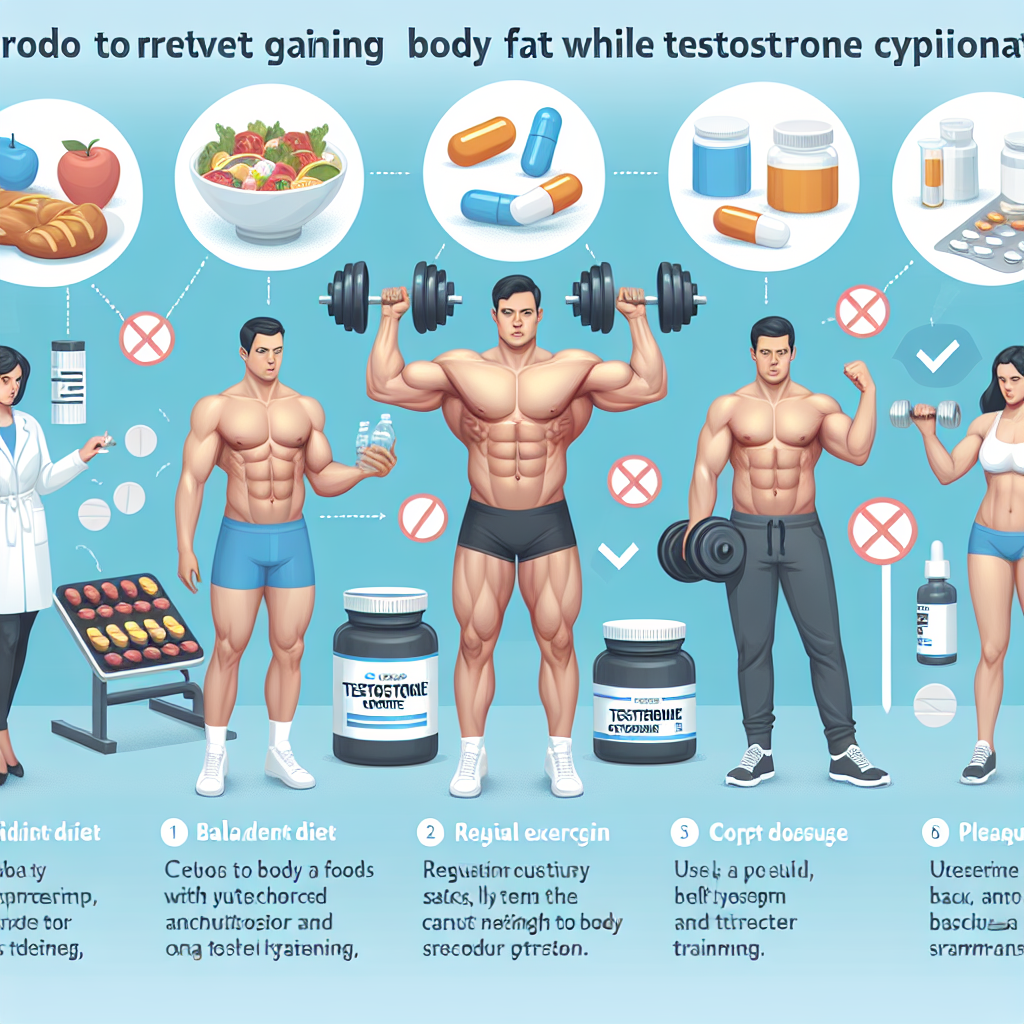 Cómo evitar subir grasa corporal con Cipionato de testosterona