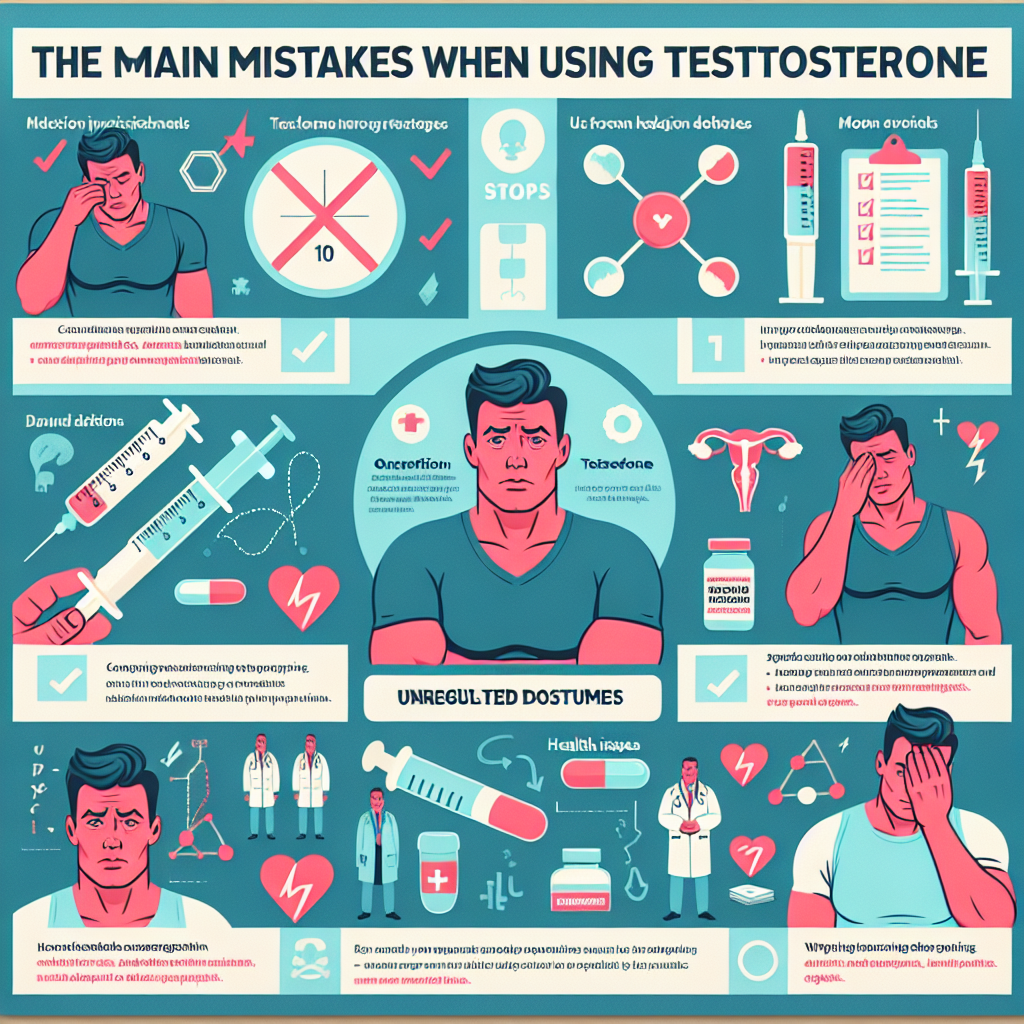 Principales errores al usar Testosterona