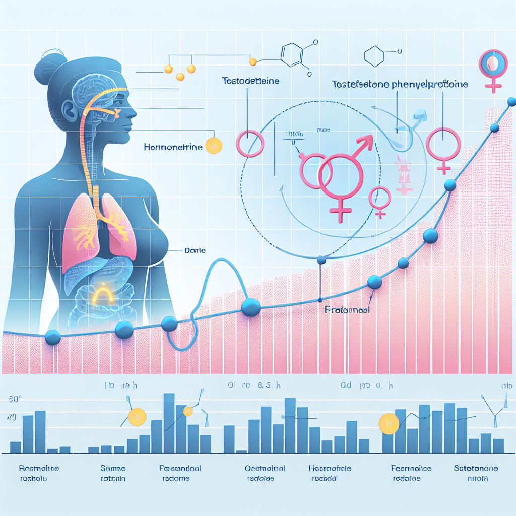 Cómo afecta Fenilpropionato de testosterona al perfil hormonal femenino