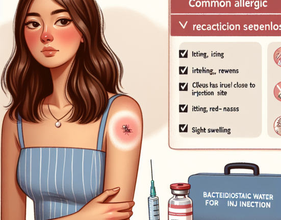 Cómo identificar una reacción alérgica leve a Agua bacteriostática para inyección