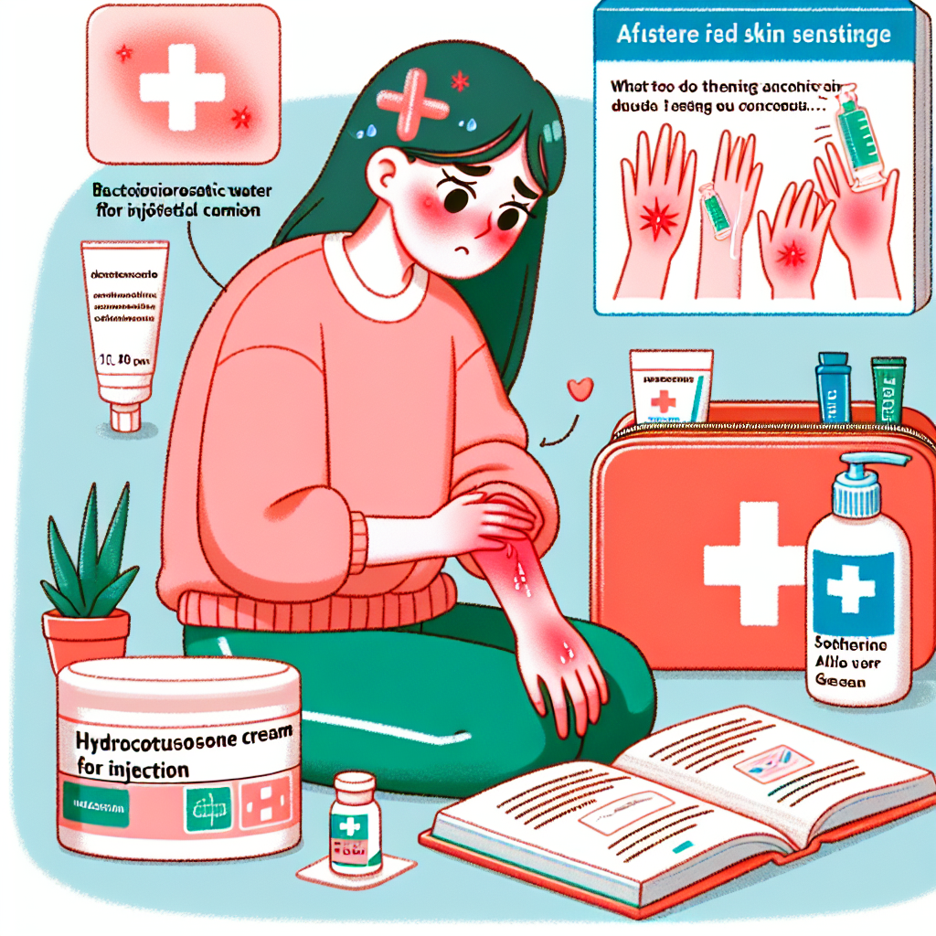 Qué hacer si Agua bacteriostática para inyección causa sensibilidad en la piel