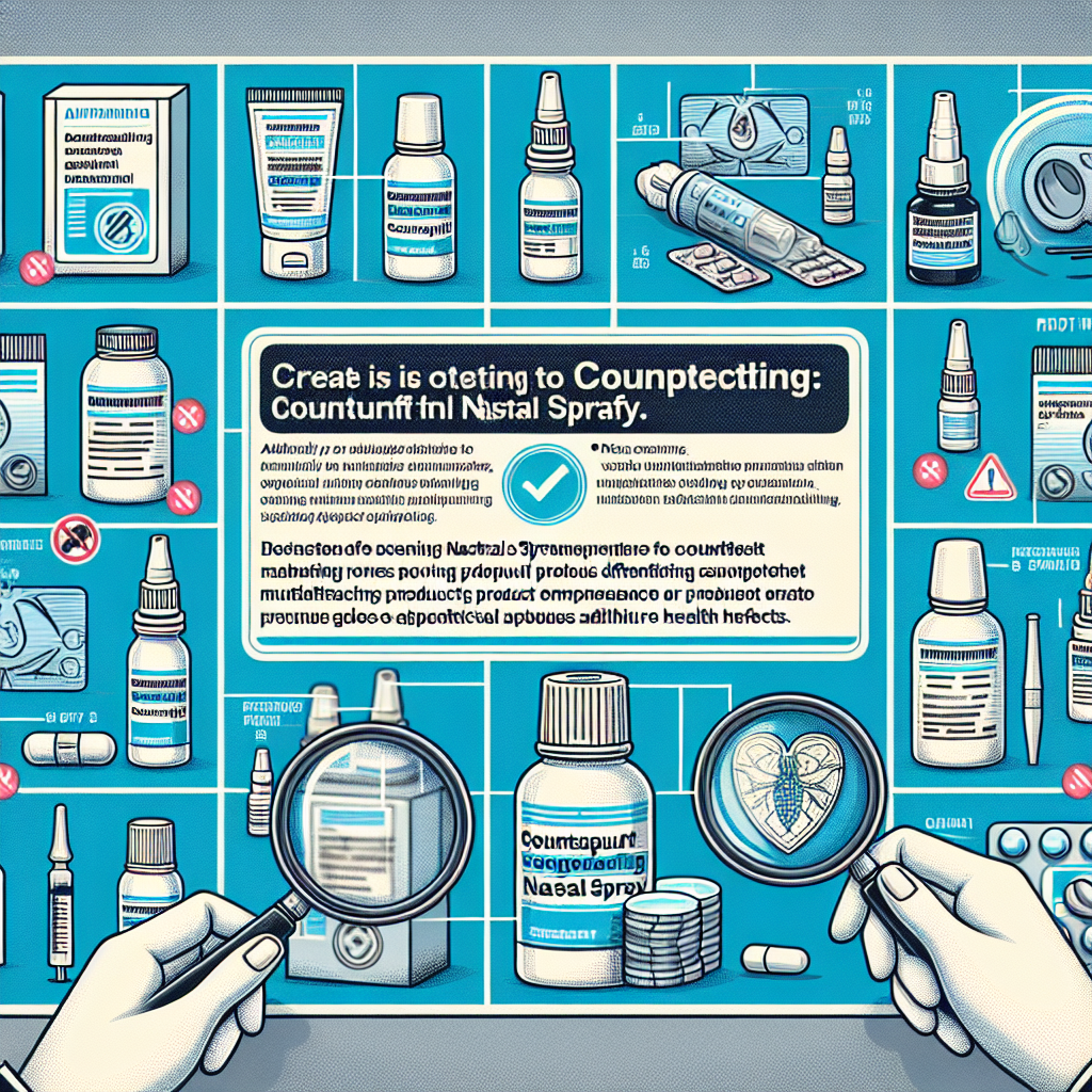 Cómo detectar falsificaciones de Aerosoles nasales