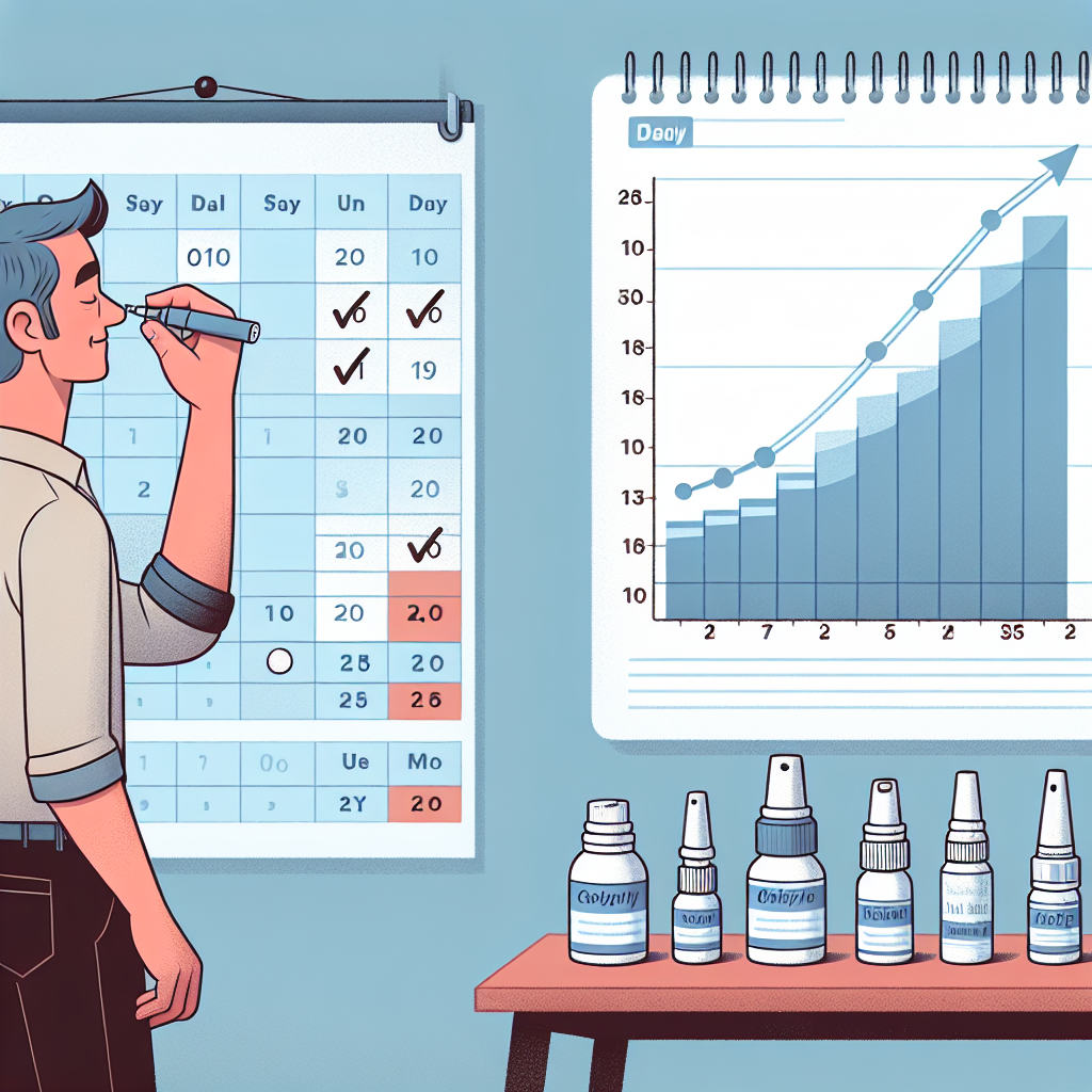 Cómo documentar el progreso con Aerosoles nasales