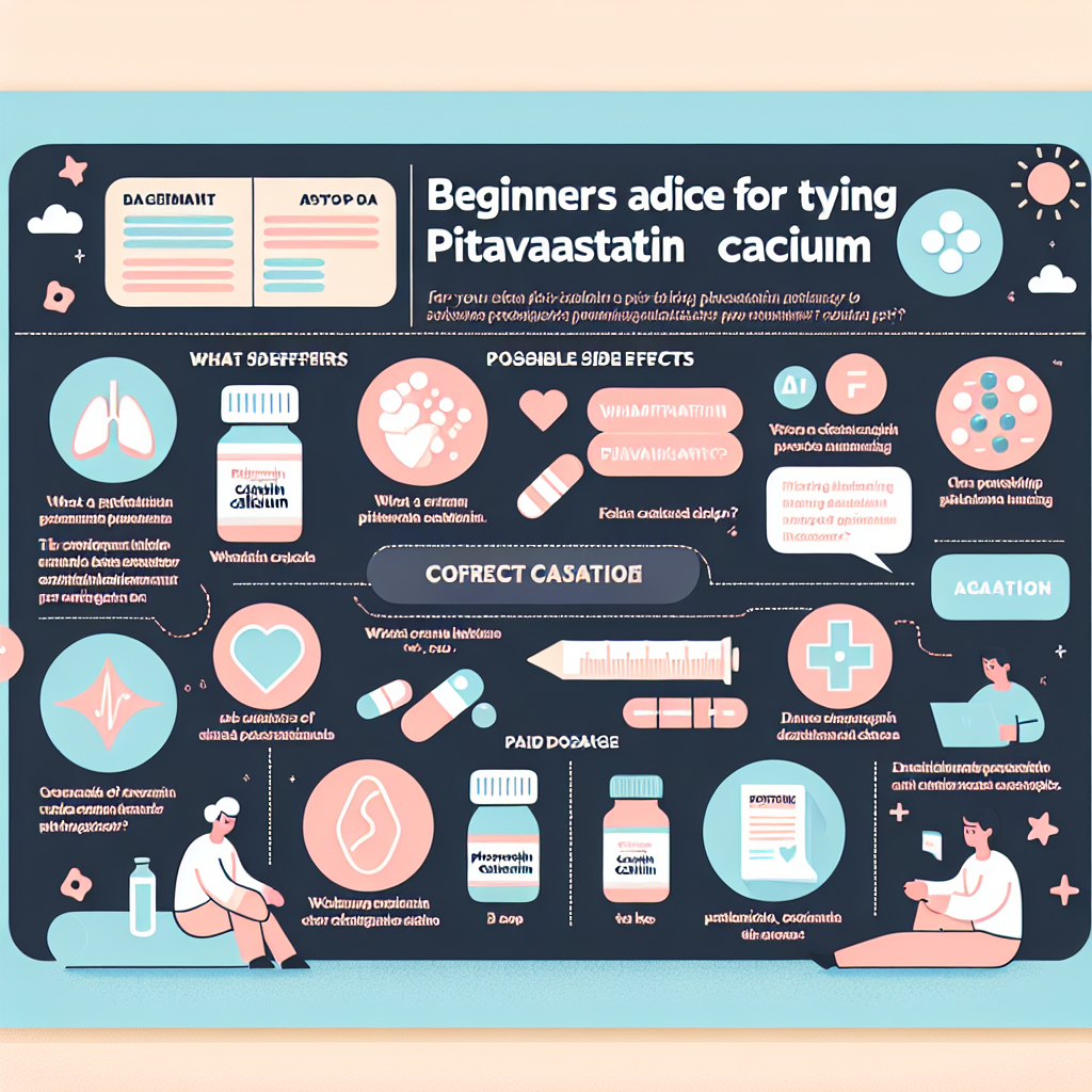 Consejos para principiantes que prueban Pitavastatina cálcica