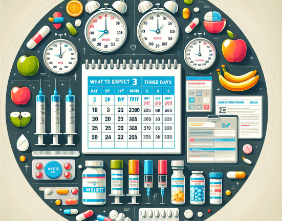 Qué esperar de los primeros 3 días con Inyecciones y pastillas para adelgazar