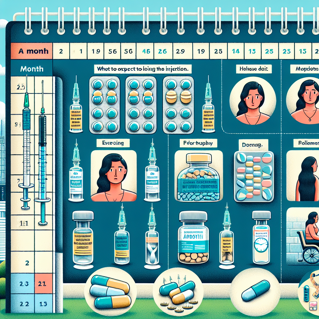 Qué esperar en el primer mes de uso de Inyecciones y pastillas para adelgazar