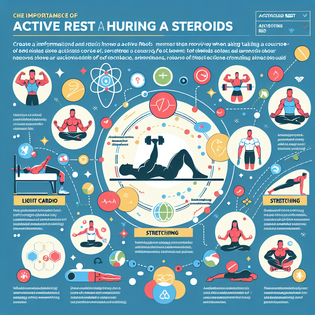 Qué papel juega el descanso activo con Cursos de esteroides