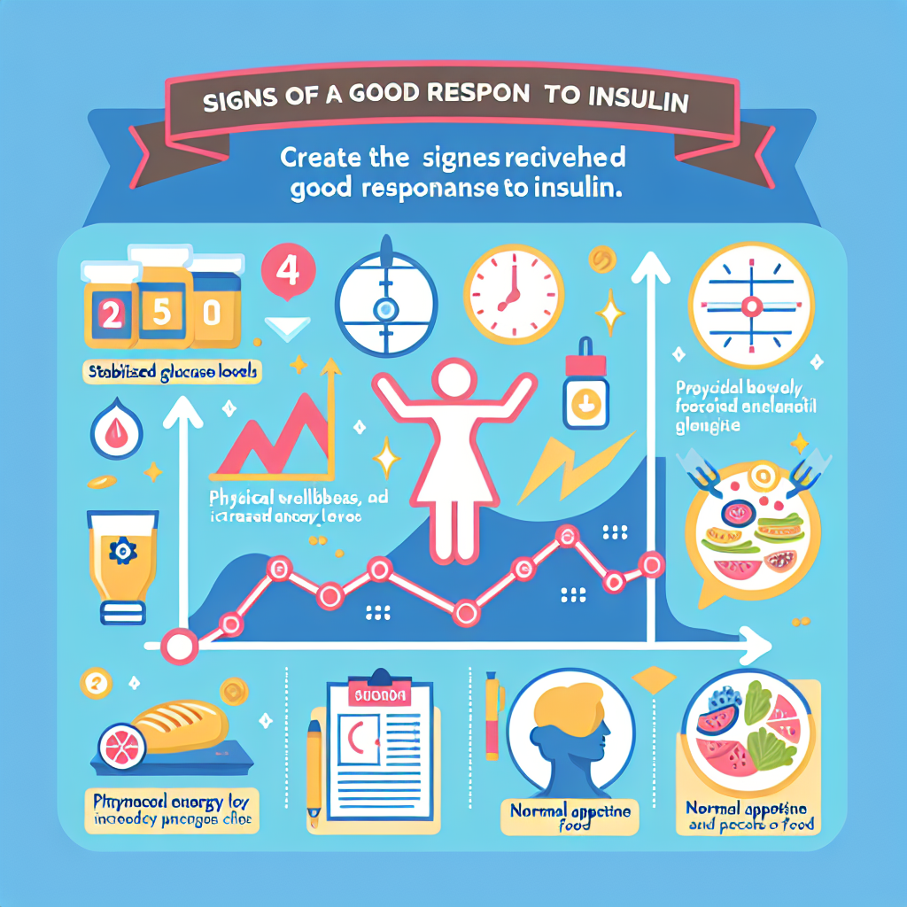 Qué señales indican buena respuesta a Insulina