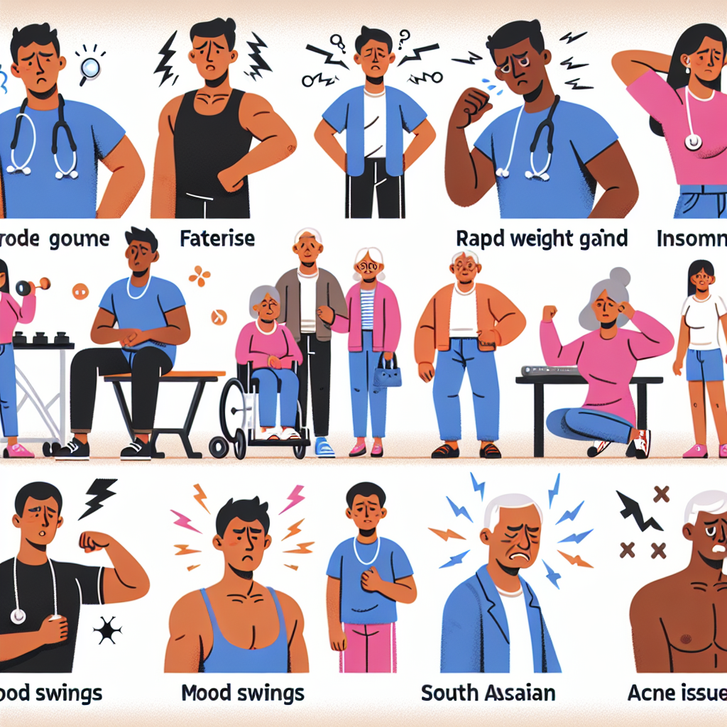 Qué síntomas pueden confundirse con efectos de Cursos de esteroides para aumentar la masa muscular