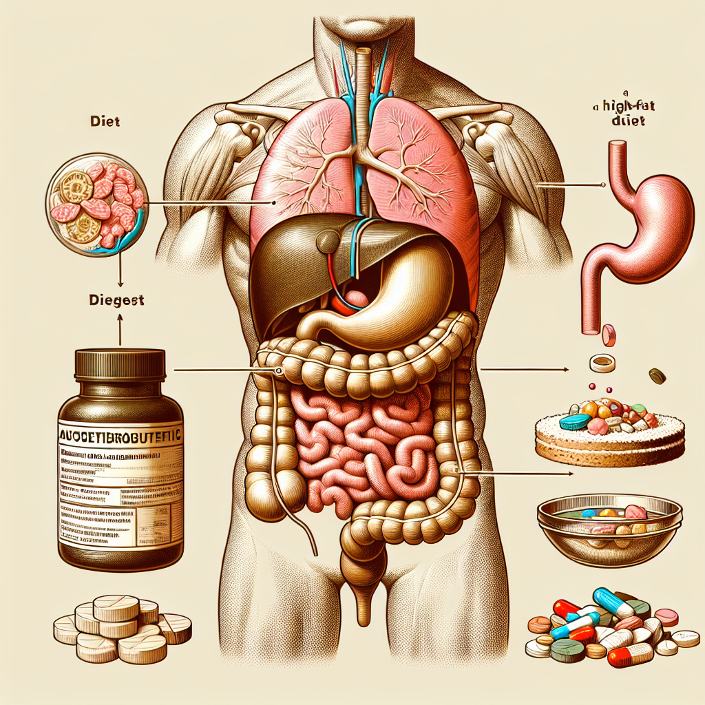 Estanozolol con dieta alta en grasa: efectos digestivos