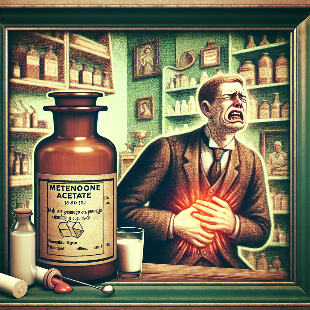 Qué hacer si Acetato de metenolona causa ardor estomacal